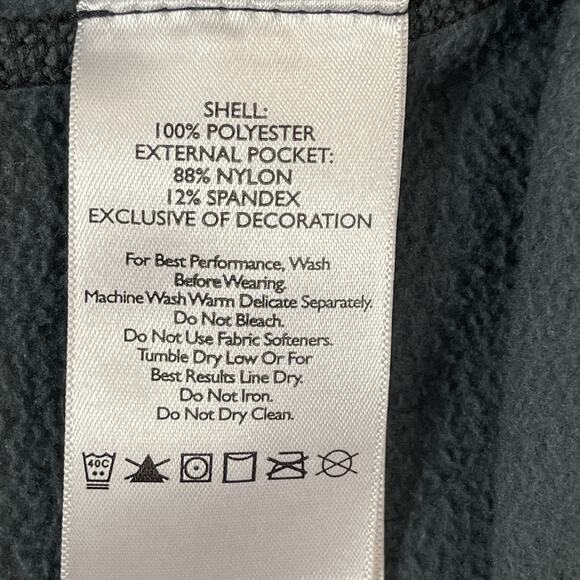 Eddie Bauer First Ascent Pullover Mens TL Blue 1/4 Zip Fleece Mock Neck - Picture 9 of 12